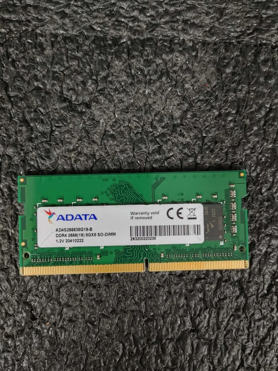 ADATA PC4-21300 (DDR4-2666) Bus Speed Computer RAM 8 GB Capacity