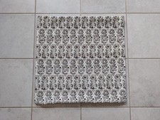 Pottery Barn Pillow Covers 22"x22" Cotton Blend Geometric Floral Neutral Tones