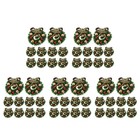 50 Stcs Weihnachtsbonkranz Mini Weihnachtskranzhängehänge Weihnachtskränze