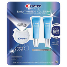 Crest 3DWhite Daily Whitening Serum Advanced Enamel White  LED Light Treatment