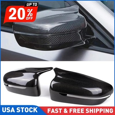 M STYLE FULL DRY CARBON ABS REPLACEMENT MIRROR COVERS FOR 2017-22 BMW G30 G20