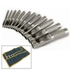 Hollow Punch Hole Cutter Set Precision 3mm-19mm + Canvas Storage Roll 12PC