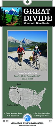 GREAT DIVIDE MOUNTAIN BIKE ROUTE - CANADA: BANFF, AB - By Adventure Cycling NEW - Picture 1 of 1