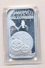 SILVERTOWNE HAPPY HALLOWEEN .999 SILVER 1 ONE TROY OUNCE BAR