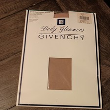 Body Gleamers Givenchy Pantyhose Shimmery Sheer Leg 156 Pale Gold Size C