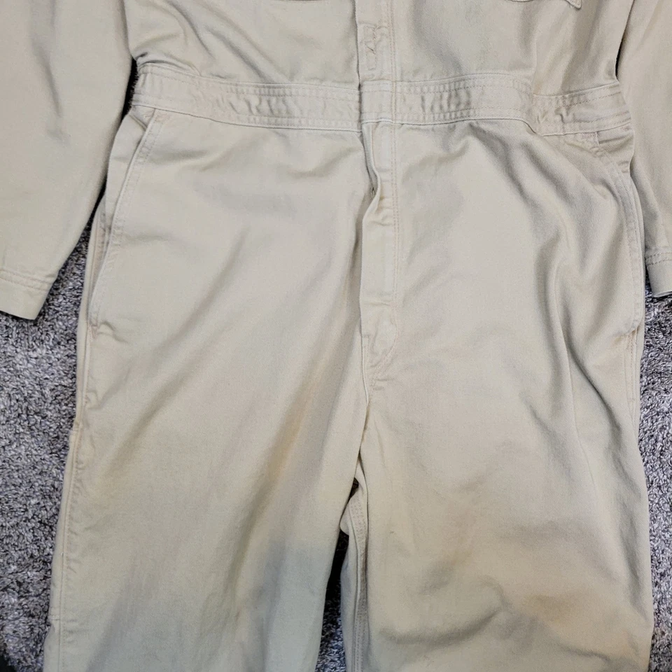 Monos Carhartt FR para Hombres 42 Regular Tostado Sarga Resistente al Llamo Ropa de Trabajo 101017 Foto 4 de 4