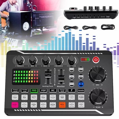 Audio Interface Audio Mixer Audio-Mixer Extern Hochauflösend Für Gitarristen