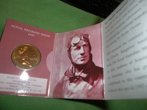 AUSTRALIA 1997 SIR CHARLES KINGSFORD SMITH UNCIRCULATED ONE DOLLAR - Picture 2 of 2