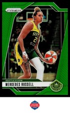 2024 Panini Prizm WNBA #109 Mercedes Russell Green Prizms