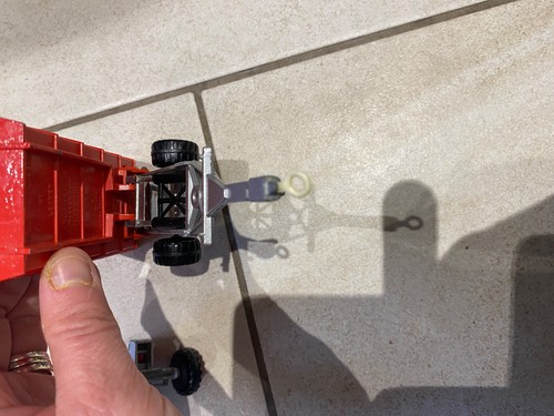 Matchbox Superkings Massey Ferguson 595 red Tractor & trailer 1978, K-35. - Picture 8 of 12