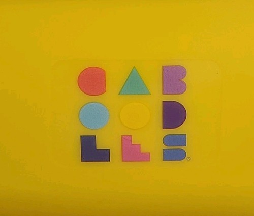 Vintage Caboodles Schminkkoffer Reise Kosmetikspiegel 90er 80er gelb - Bild 10 von 11