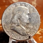 1951 Franklin Half Dollar 90% Silver Nicely Toned Coin