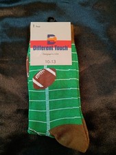 Men's Different Touch Football Novelty Socks Size 10-13 Brand New 