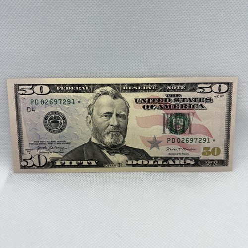 Serie 2017A US Fifty Dollar Schein Star Note 50 $ Cleveland PD 02697291 * - Bild 1 von 2