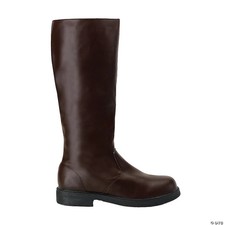 PIRATE CAPTAIN BOOTS-BROWN SIZE 8/9