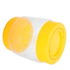 Kleiner, robuster, hohler Aufbewahrungseimer aus Kunststoff mit Griffen,