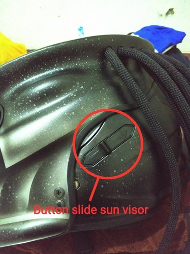 NEU PREDATOR MOTORRADHELM ROTER TEXT (PUNKT & ECE ZERTIFIZIERT) - Bild 2 von 7
