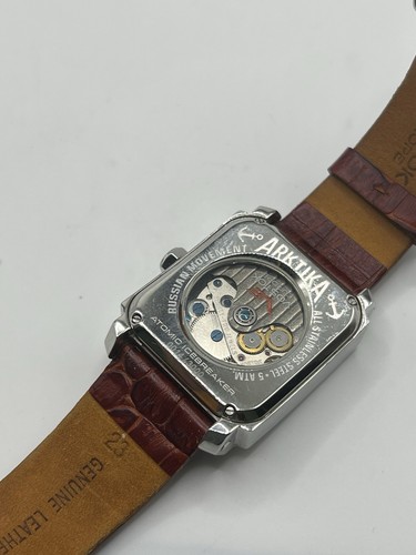 Vostok Europe Arktika Atomic Ice Maker Stainless Steel Automatic Watch OPEN CASE - Picture 5 of 5
