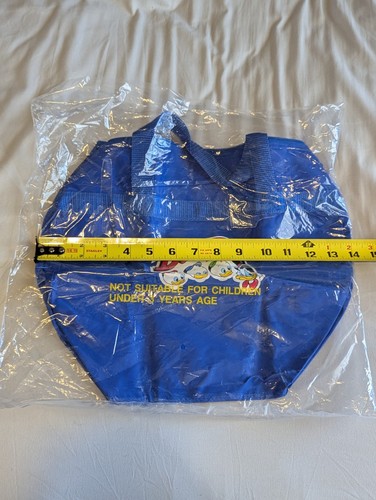 Duck Tales Vintage Disney blau klein 14" blau Reisetasche rund Kinder - Bild 5 von 6