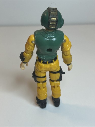 Scoop G.I. Joe 1989 Hasbro Vintage Actionfigur mit individuell bemaltem Helm & Mikrofon - Bild 3 von 7