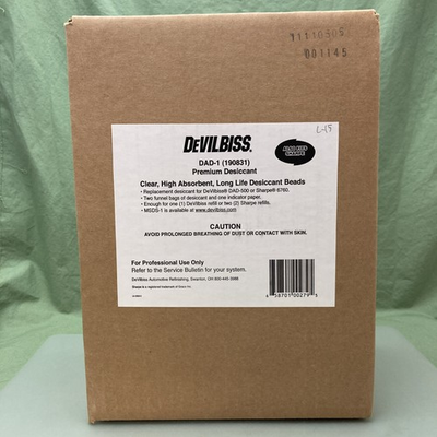 #ad #ad NEW GENUINE DEVILBISS 190831 DAD1 Replacement Desiccant Two 5 lb. Bags $154.66