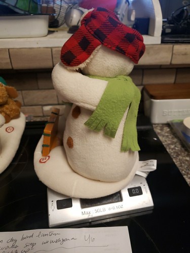WORKS! HALLMARK JINGLE PALS 2014 TREE FARM FATHER SON SNOWMAN Moves Sings Lights - Picture 2 of 6