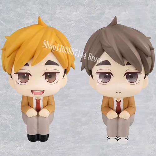 10 cm Haikyuu Q Statue Miya Osamu Figur Look Up Puppe Miya Atsumu Actionfigur - Bild 5 von 17