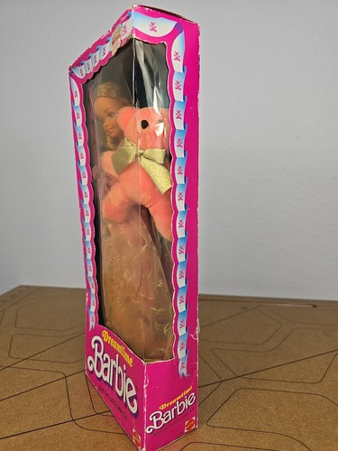 Barbie Dreamtime Doll With Her Cuddly Pink Bear B.B. 1984 Mattel #9180 - Picture 5 of 17