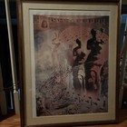 Surreal Fantasy Art Print Framed Abstract Dream Collage Wall Salvador Dali Large