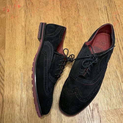 Johnston & Murphy Damenschuhe schwarz Wildleder Oxford Größe 9 Academia zeitlos - Bild 7 von 12