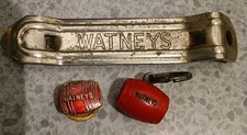 Good Vintage Watneys Red Barrel Enamel Lapel Badge Miller Keyring &Bottle Opener
