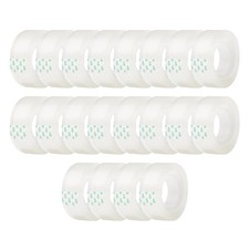 20 Rolls Transparent Clear Tape Refills for Dispenser, Sturdy Tape(Not 