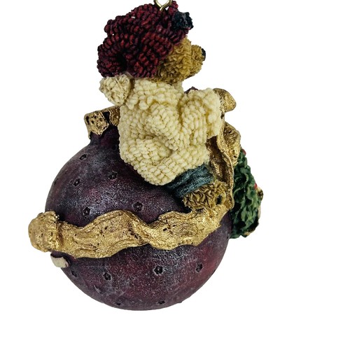 Boyds Bears & Friends Bearstone Collection “Deck The Halls” Ornament - Picture 4 of 10