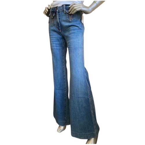 Current/Elliott Women’s Sz 28 Mini Pocket Mid Rise Flare Jeans Medium Wash Denim - Picture 3 of 15