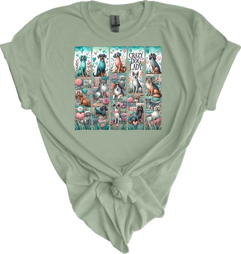 Camiseta Crazy Dog Dama Camiseta Gráfica T's Colores Disponibles - Imagen 8 de 9