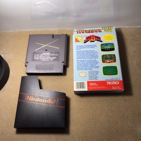 Tecmo Bad News Baseball Nintendo NES 1990 Multiplayer Original Box Sleeve 