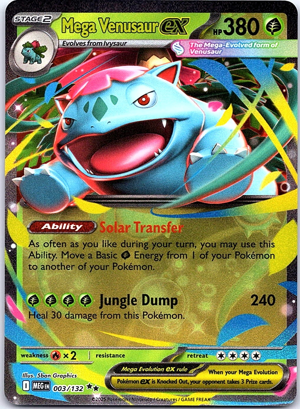 ME01: Mega Evolution #003/132 Mega Venusaur ex