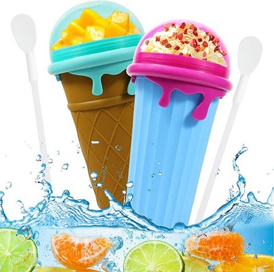 500ml Slushy Cup Magic Ice Cream Smoothie Maker Fast Cooling Summer Squeeze Cup
