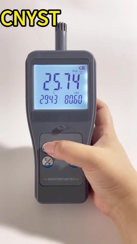 Dewpoint Meter Digital Dew Point Meters with Absolute Humidity Range 0~400g/m³ - Video 1 of 1
