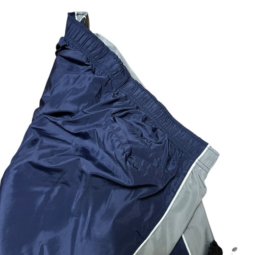 Pantalones deportivos vintage Y2K Reebok azul gris holgados forrados cortavientos talla L - Imagen 8 de 8