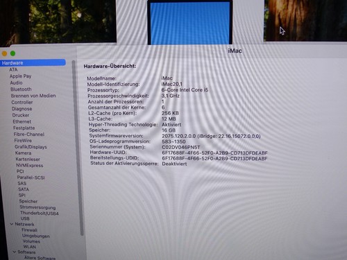 Apple iMac Retina 5K 27" 27 Zoll 3,1 GHz i5 16GB RAM 256GB 2020 A2115 #4 - Bild 5 von 12