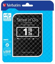 Verbatim 53194 Portable Hard Drive 1TB Black