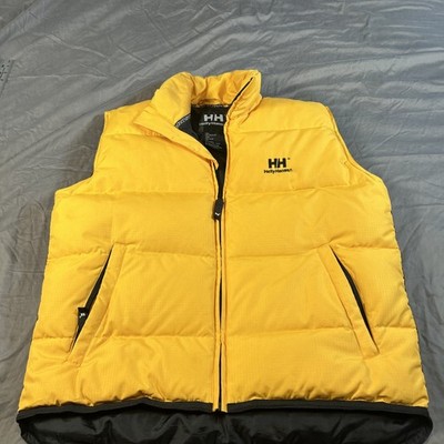 Helly Hansen Goose Down Puffer Vest Adult medium yellow
