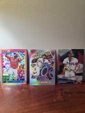 Ronald Acuña Jr. Card Lot 35th Anniversary  Holo+Stars of MLB + Titans of Game