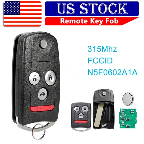 Keyless Entry Remote Key Fob For 2007 2008 2009 2010 2011 2012 2013 Acura MDX - Picture 1 of 9