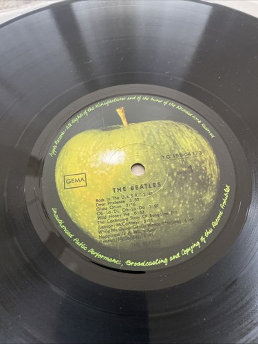 The Beatles Same White Album 1973 Germany Poster Photos Top Top Zustand - Bild 9 von 24