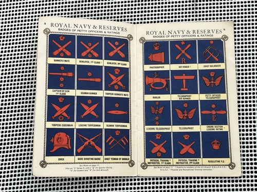 Rare WW2 British Home Front Rank & Badges in The Army, Navy & RAF Manual - 1941 - Picture 6 of 10