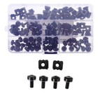  50 Pcs Maschinenschrauben Kohlenstoffstahlmutter Verriegelungsmutter