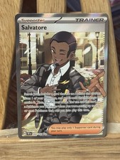 Salvatore 202/162 Pokemon Full Art Trainer Rare TCG Temporal Forces NEAR MINT NM