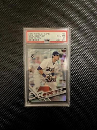 2017 Topps Chrome - Cody Bellinger #79 Refractor (RC) PSA 10